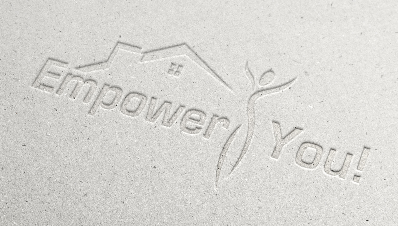 Empower You Logo Embossed Mockup