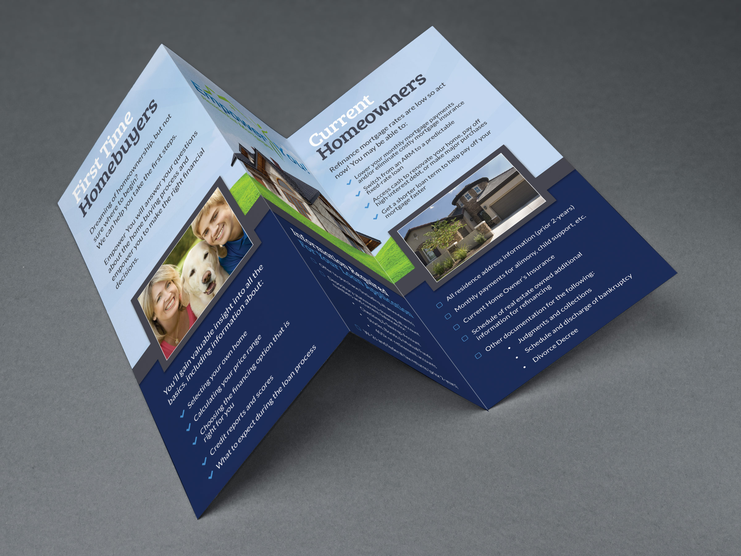 Empower You Tri-Fold Brochure Mockup